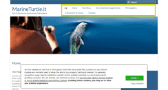 Desktop Screenshot of marineturtle.it